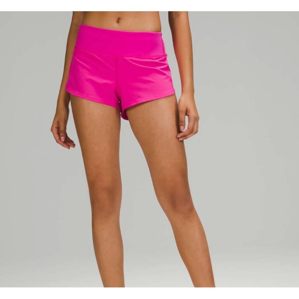 Lululemon Speed Up Low-Rise Short 2.5" Sonic Pink Size 14